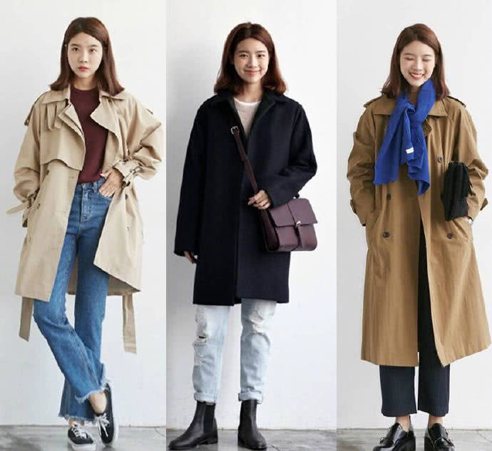 卡其色风衣搭配_卡其色风衣搭配图片女