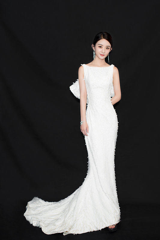 赵丽颖美丽婚纱照图片_赵丽颖婚纱照