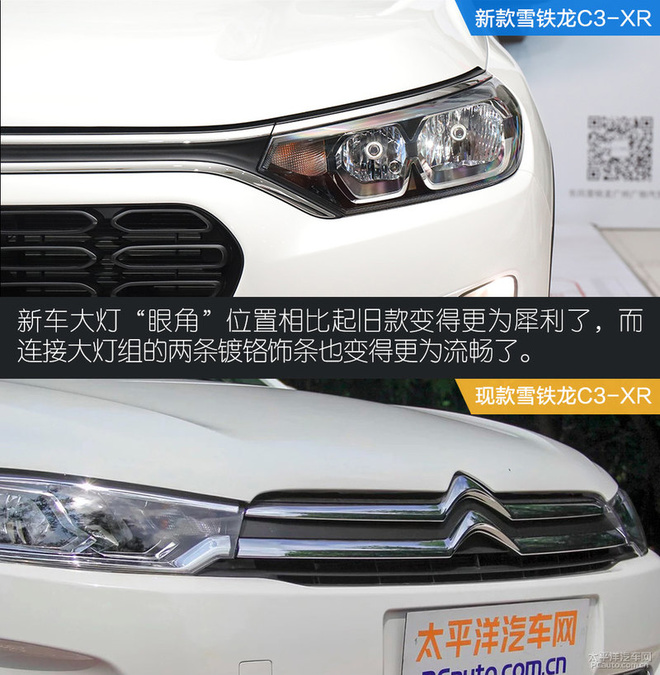 潮流小型SUV,新款雪铁龙C3-XR到店实拍,外观配置均有提升!