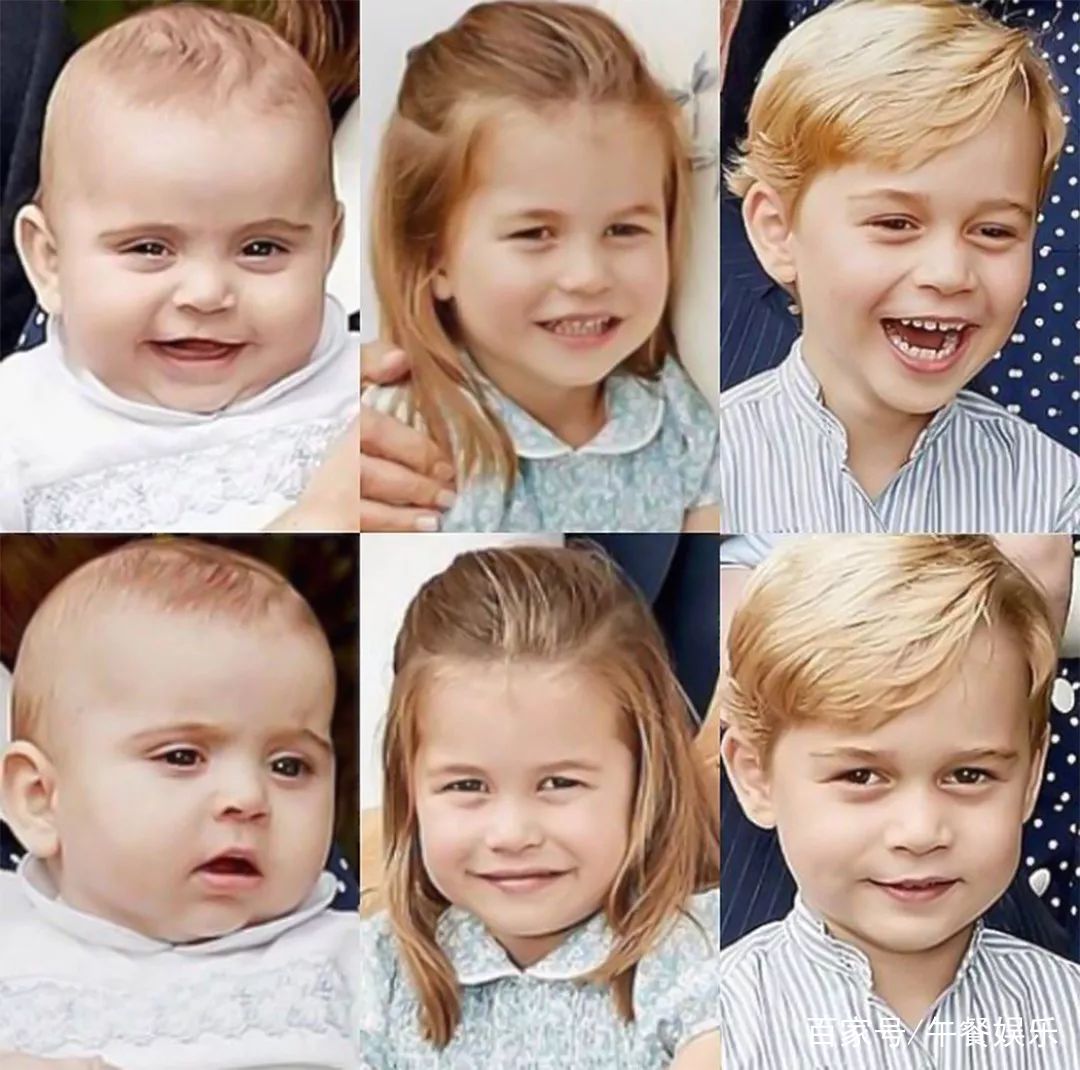 1岁的路易小王子,长得越来越可爱了,很像小时候的乔治