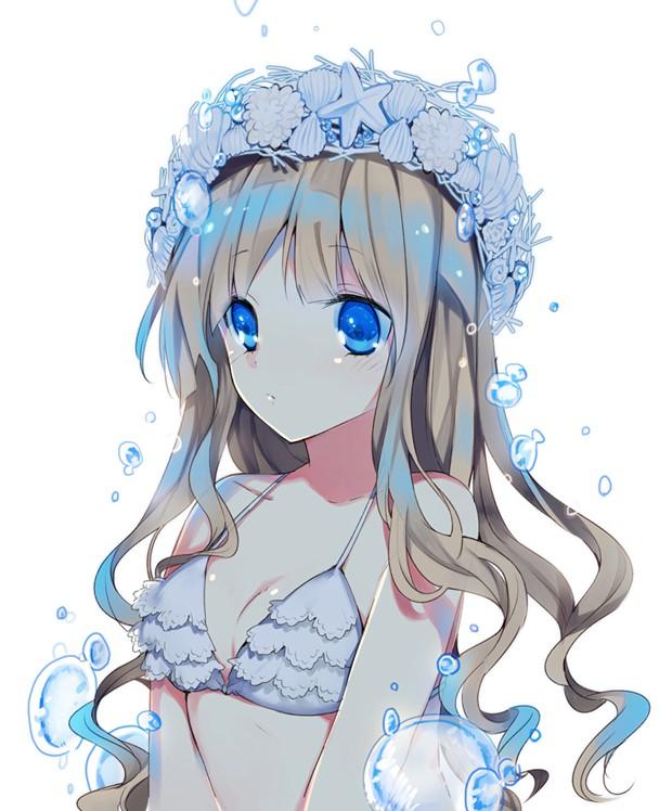 那些眼睛特别好看有神的二次元女生插画图片