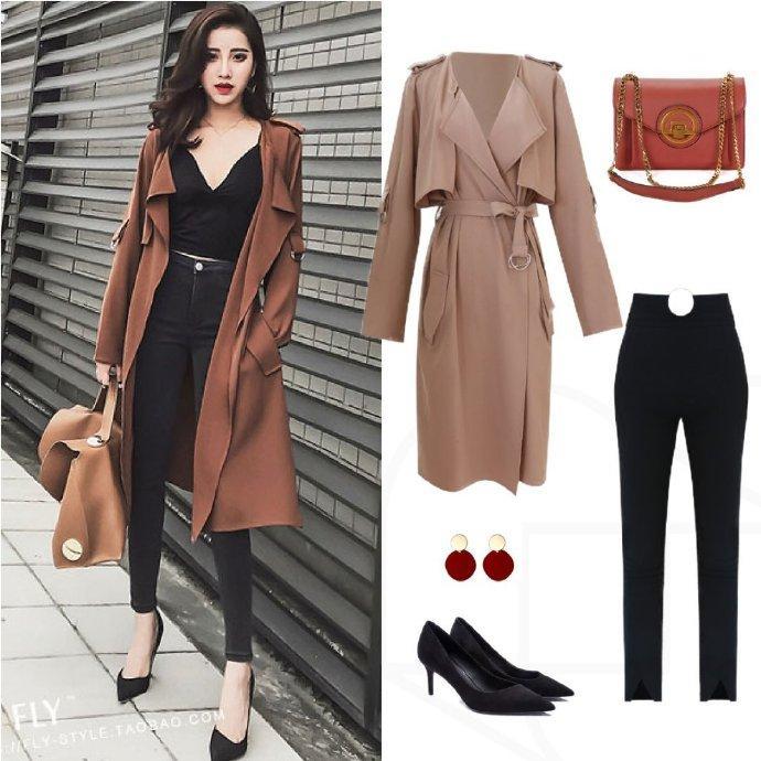 牛仔裤风衣_风衣搭配牛仔裤