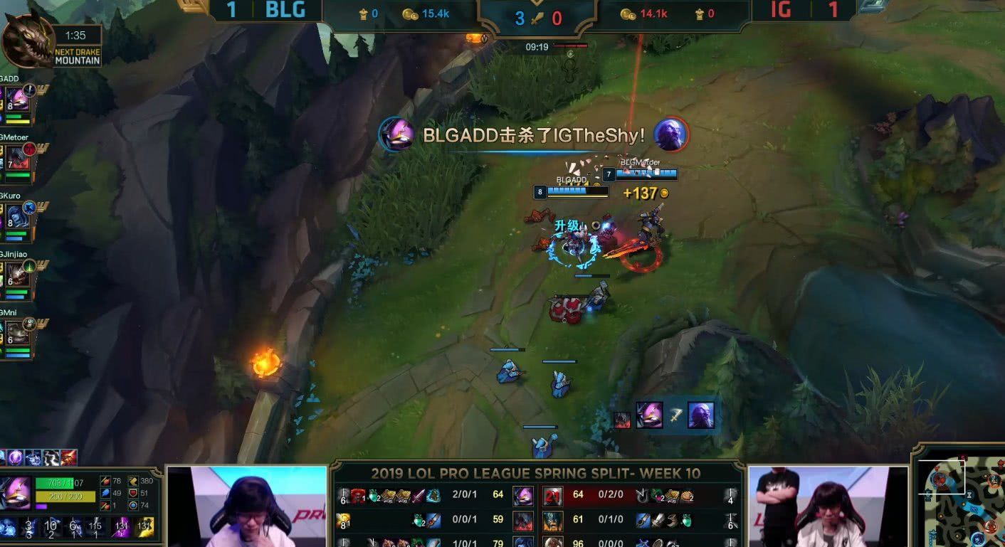 LOL:决胜局BLG状态爆棚终极想赢,节奏完全碾