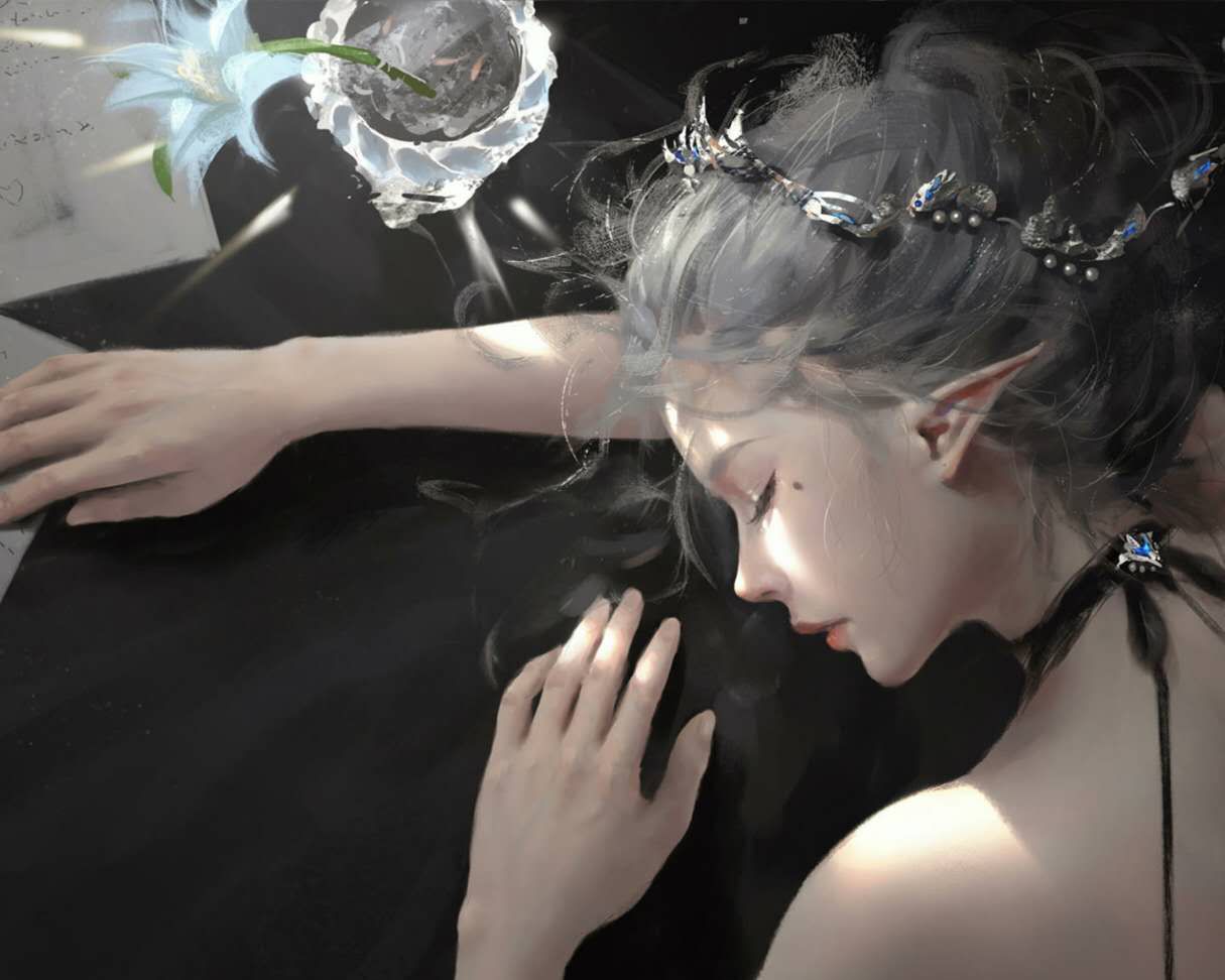 潮范满满的朋友圈背景图,鬼刀冰公主凄美梦幻,图五闪闪少女心!