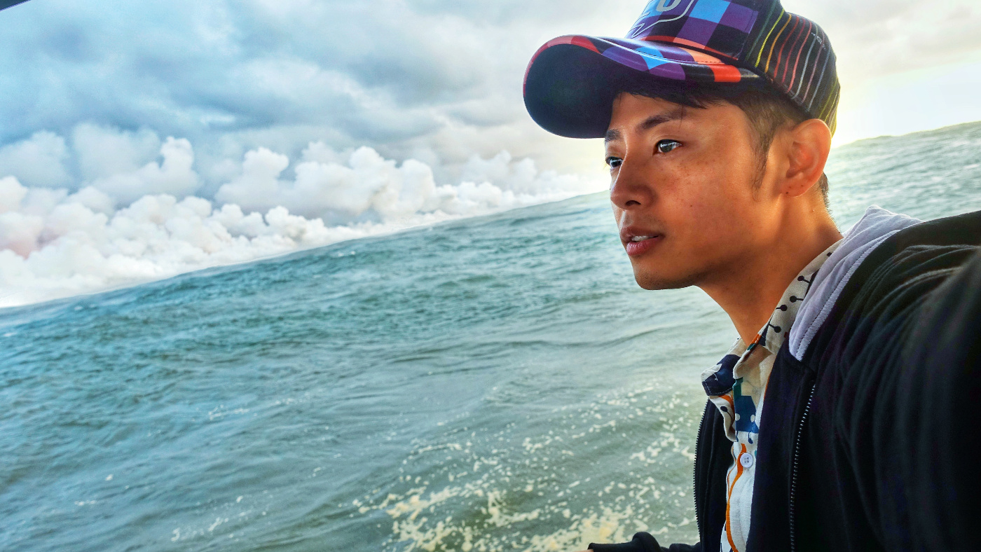 夏威夷熔巖船，冰冷海水熊熊火焰