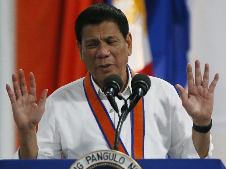 杜特尔特现在会访美了吗?菲总统发言人:他受不了美国的天气图片