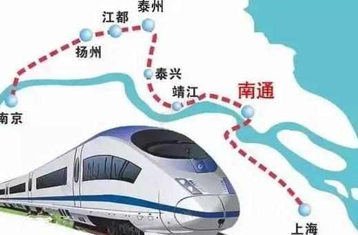 江苏至上海计划2020年动工一条高铁, 沿线10个