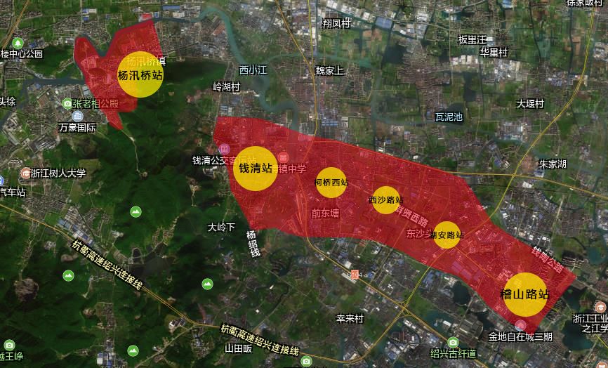 杭绍城际地铁沿线规划爆出!柯西、杨汛桥、钱清都将巨变! 杭绍城际地铁沿线规划爆出!柯西、杨汛桥、钱清都将巨变!