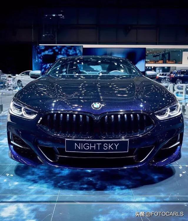 实拍|全新宝马M850i夜空特别版,头回见这么巨大的排气管!
