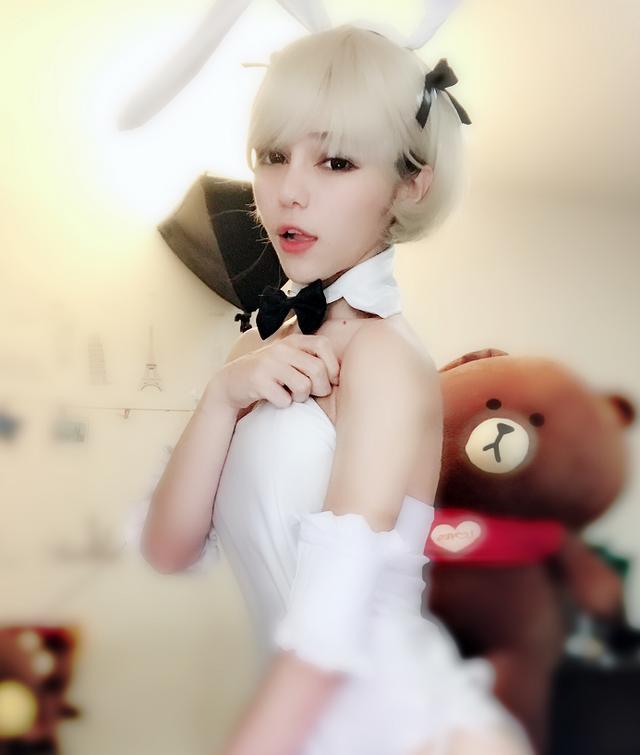 最美cosplay,二次元cos 萌妹 最美伪娘大玩cos,一波兔女郎装扮让网友佩服:扳手王!