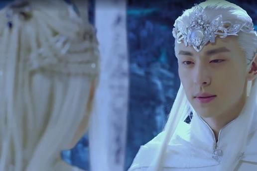 邓伦十六年电视剧《奇星记》白发造型曝光,一