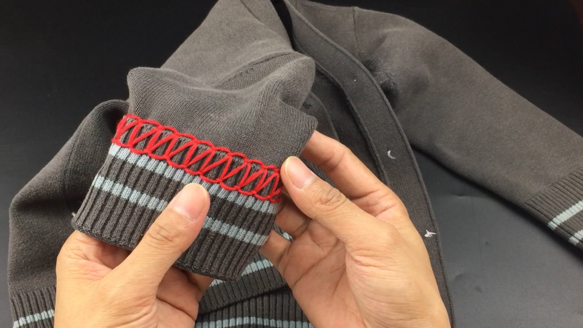 衣服袖子长了不用剪,教你DIY简单缝衣针法锁边