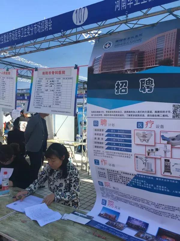 南阳市骨科医院参加2018年新乡医学院毕业生