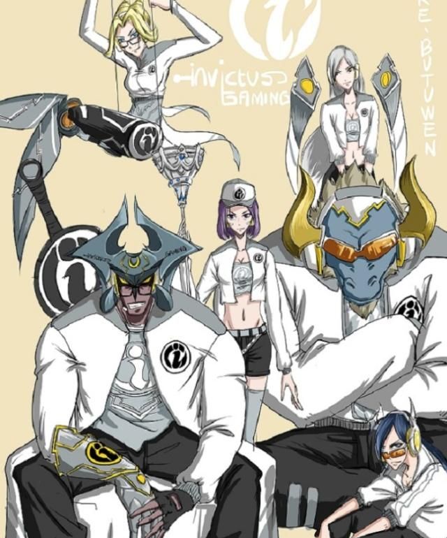 LOL:IG冠军皮肤原画流出,整体高冷霸气,卡莎不