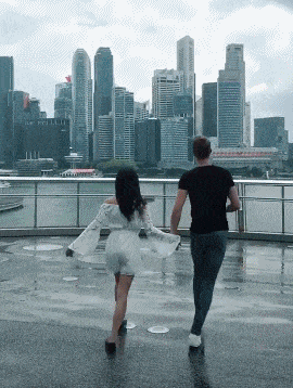 爆笑gif图:多么善解人意的二哈,估计狗主人都高兴透了