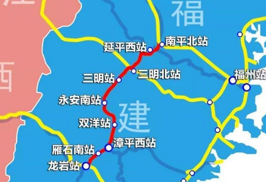 2020福建省高铁线路图,福建省高铁线路图 福建将在建设一新高铁:将实现县县通高铁,沿线经过你家乡吗?