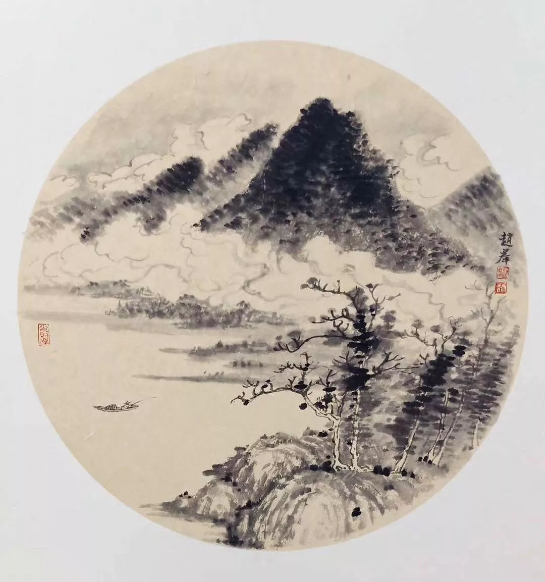 著名山水画家赵群|山水画是中国人情思中最为厚重的沉淀