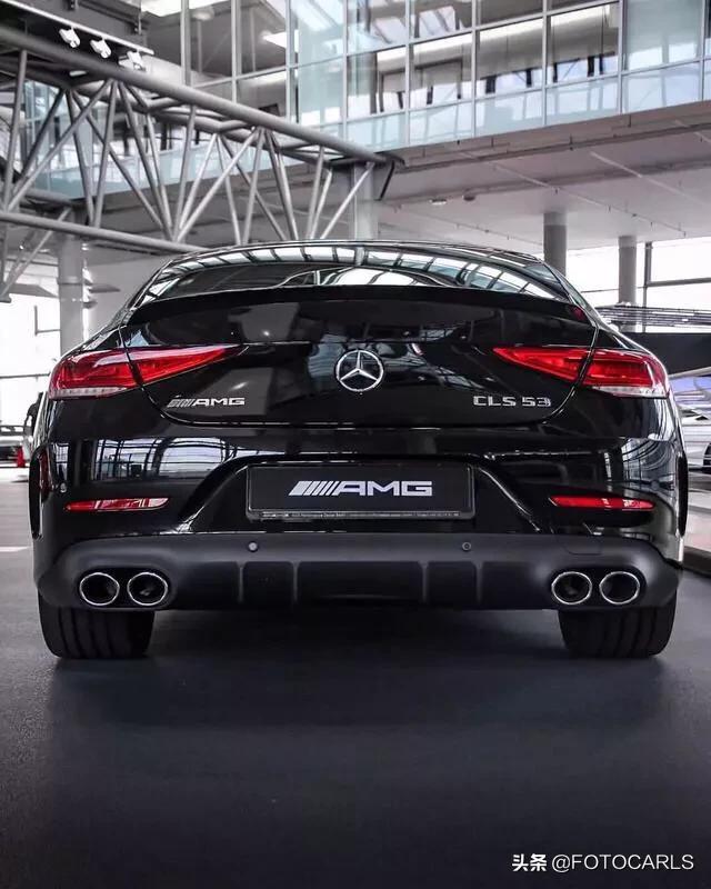 实拍|全新奔驰AMG CLS53，全黑太炸眼，这个内饰无敌了