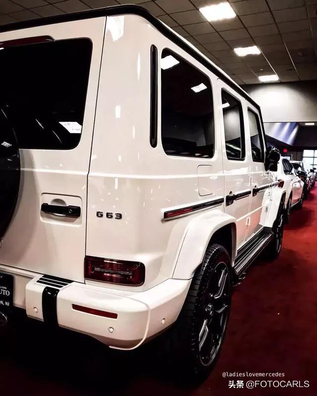 实拍|全新奔驰AMG G63 北极白,专治各种不服,搞台不?