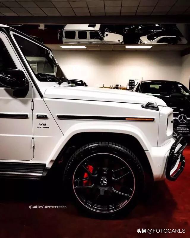 实拍|全新奔驰AMG G63 北极白,专治各种不服,搞台不?
