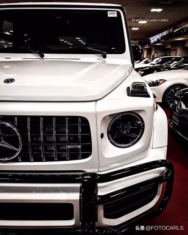 实拍|全新奔驰AMG G63 北极白,专治各种不服,搞台不?