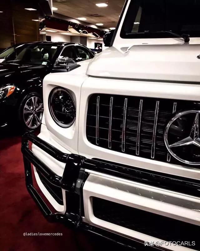实拍|全新奔驰AMG G63 北极白,专治各种不服,搞台不?
