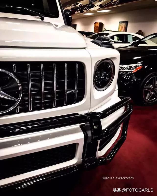 实拍|全新奔驰AMG G63 北极白,专治各种不服,搞台不?
