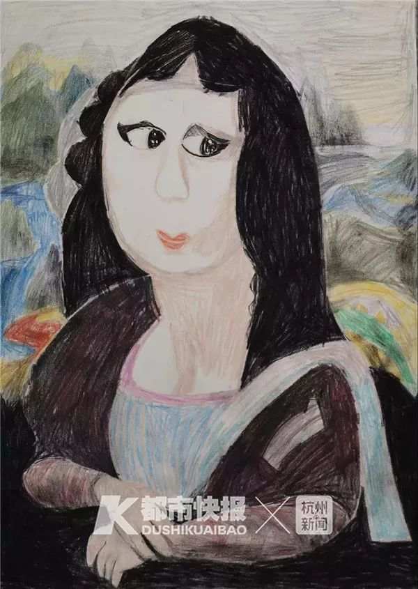 13岁中国女孩画蒙娜丽莎  征服意大利收藏世家