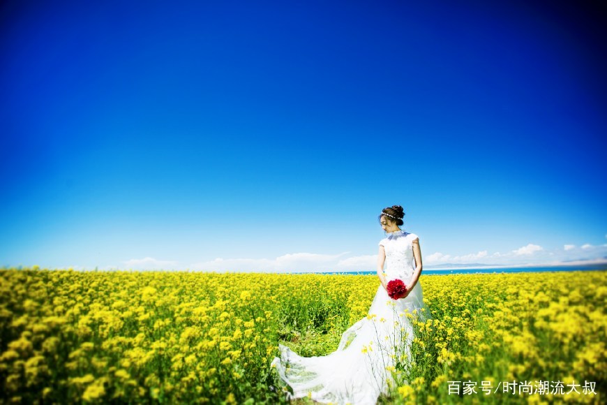 青海湖婚纱照_青海湖图片风景