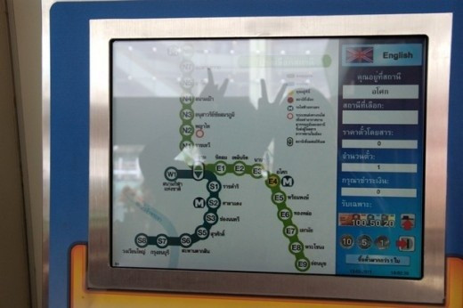 曼谷轻轨BTS\/地铁MRT中文线路图、时刻表及