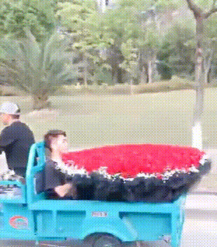 搞笑gif:火车上遇到的妹子,没见过腿这么长的!