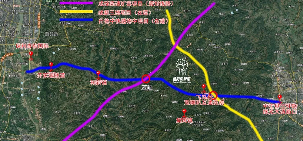 什德中快速通道预计2021年建成,20分钟飙拢中江看表妹