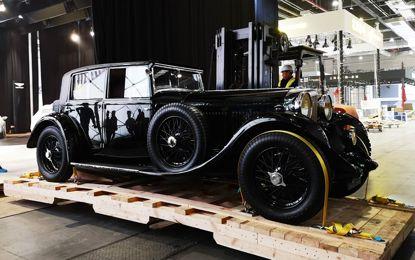 车展谍照丨宾利传奇“老爷车”8 Liter亮相现场