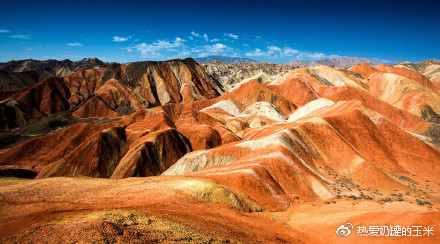 甘肅張掖的丹霞地貌，大自然的鬼斧神工