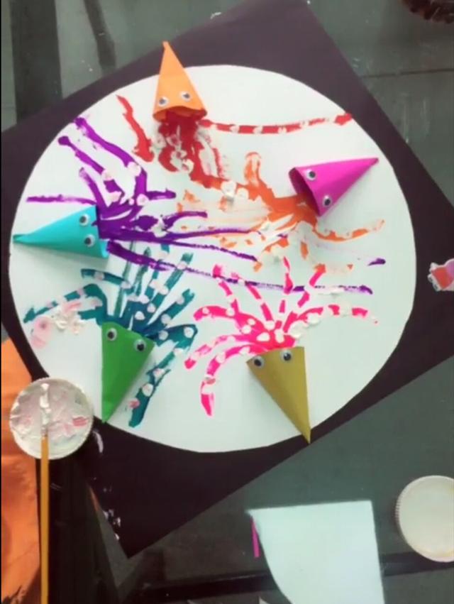 幼儿园小班创意绘画,艺术领域活动美术课:小章