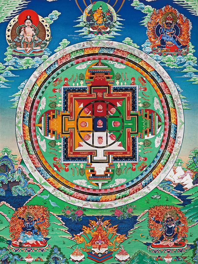 画多多｜唐卡是藏族文化中一种独具特色的绘画艺术形式