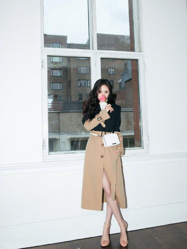 杨幂风衣图_杨幂性感(3)