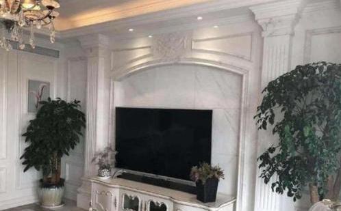 带你看看沈梦辰住的豪宅，装了雕花大理石电视墙，装修真豪华