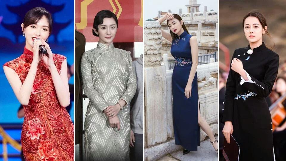 杨幂复古旗袍造型!唐嫣、秦岚、赵丽颖盘点6位超惊艳旗袍装女星