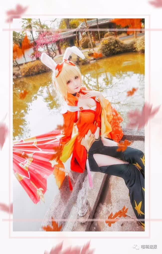 cosplay公孙离 皮肤,cosplay公孙离 花间舞 喵萌社cos写真 第8期 《王者荣耀 红叶爱呗》 cosplay:公孙离