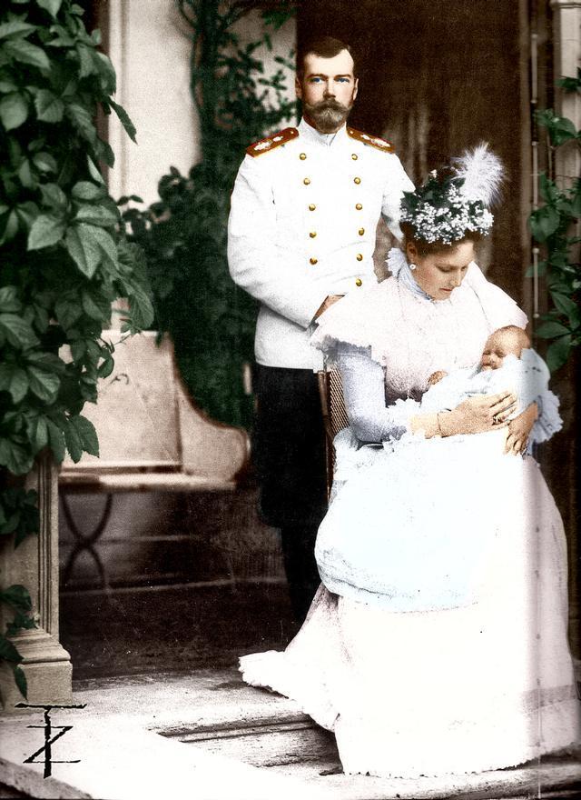 末代沙皇全家珍贵照片:五个漂亮孩子全部被杀