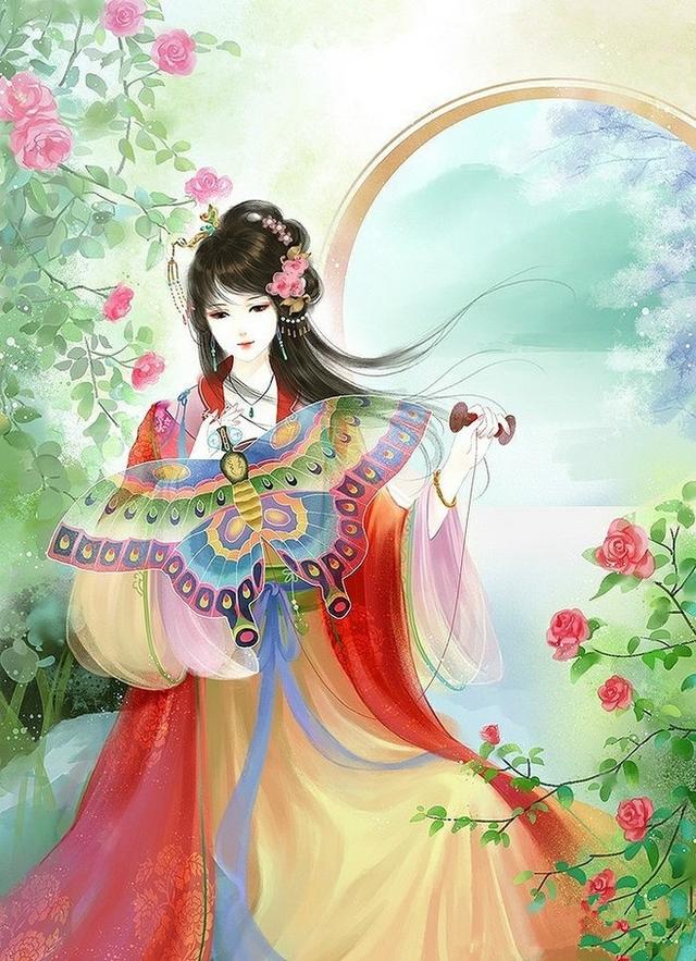 唯美头像丨古风手绘画,花容月貌,千姿百态的古风美人!