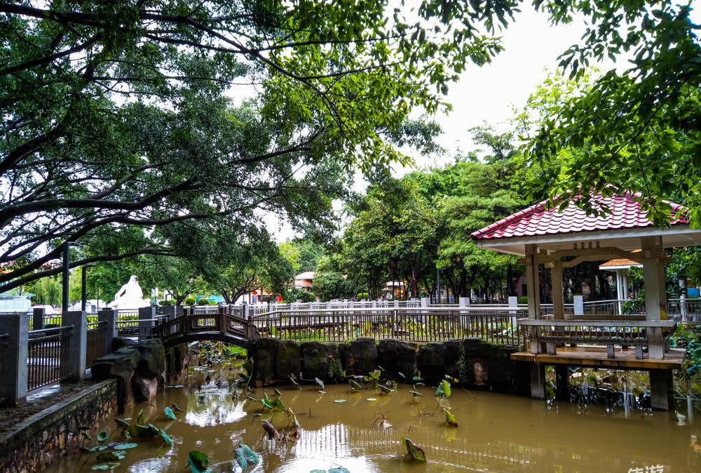 广东东莞厚街溪头工业区一个小公园,这里有你的记忆吗