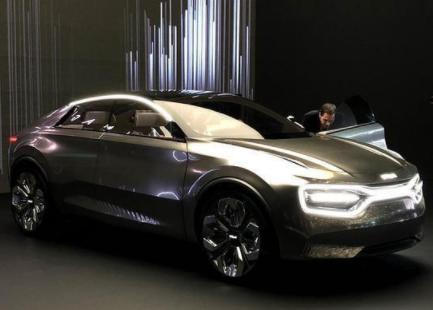 起亚发布Imagine纯电概念车，中控台配21块显示屏