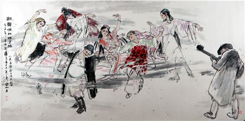 【程宝泓中国画展——辗转南北不忘初心】 在嘉兴博物馆揭幕