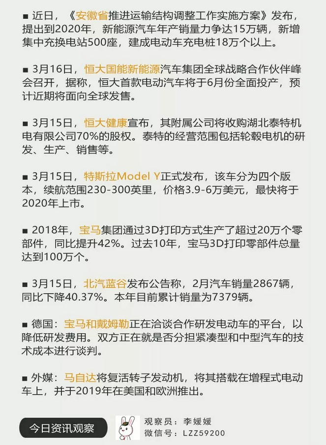 每日资讯:恒大电动车将投产、宝马戴姆勒合作