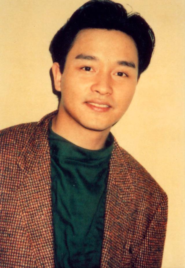 张国荣罕见照,时尚衣服 发型