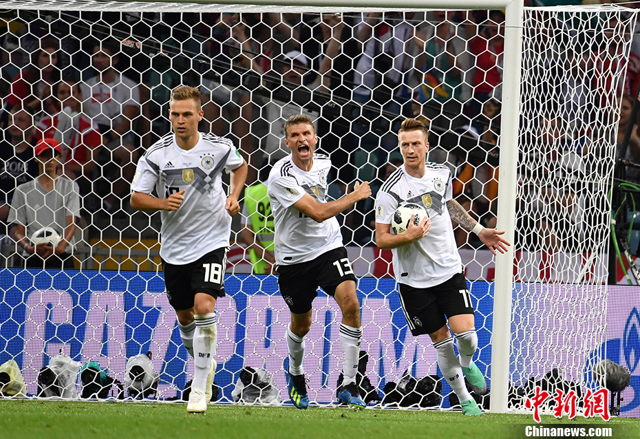 德国队2-1绝杀瑞典 克罗斯任意球建功