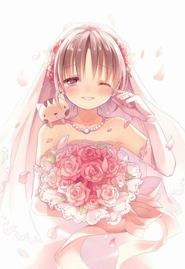 婚纱少女动漫图片唯美_动漫婚纱少女(3)