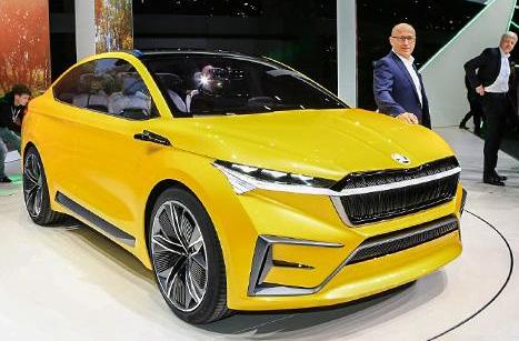 斯柯达推高颜值电动SUV 命名为VISION iV